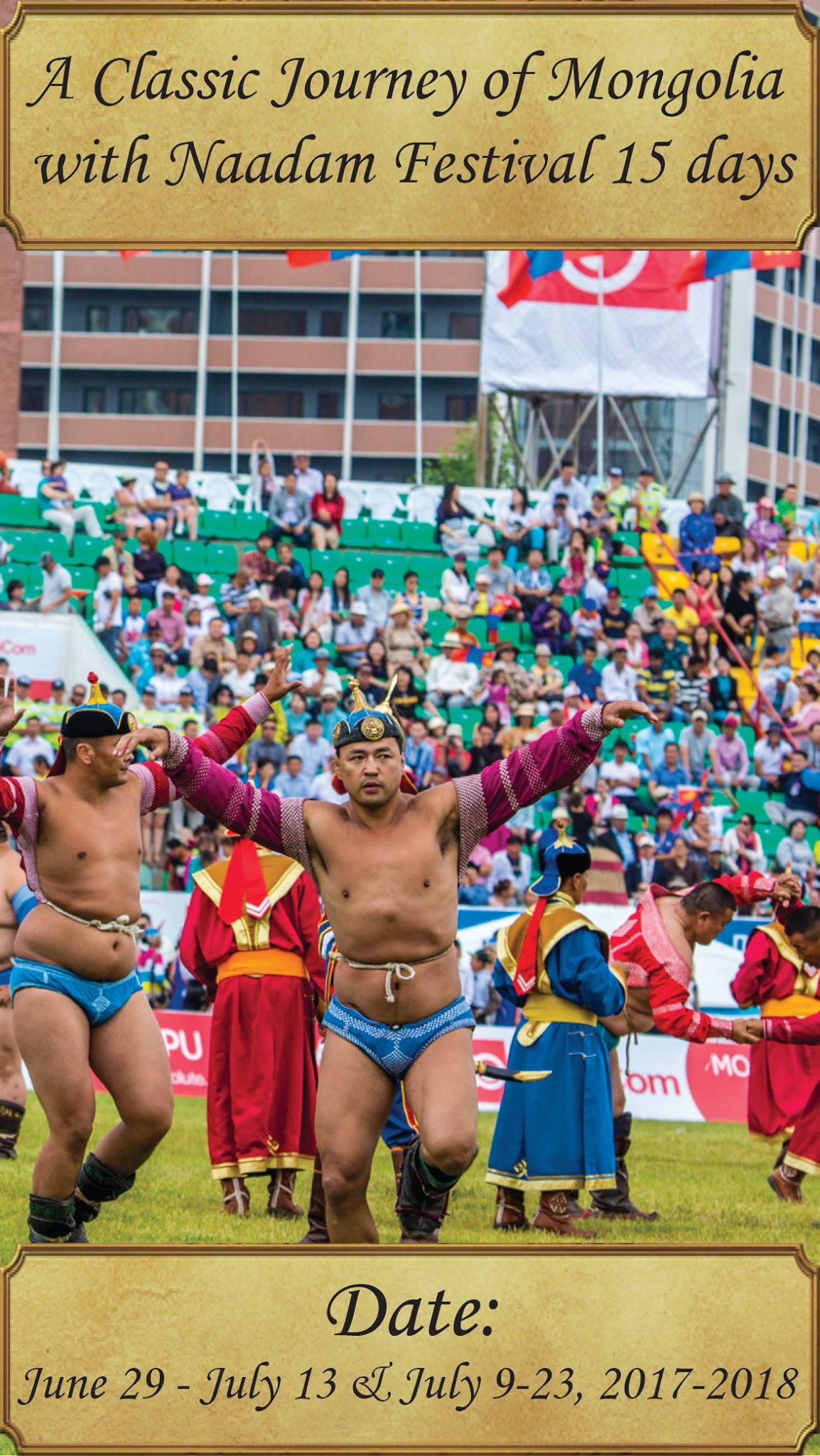 A Classic Journey of Mongolia with Naadam Festival 15 days