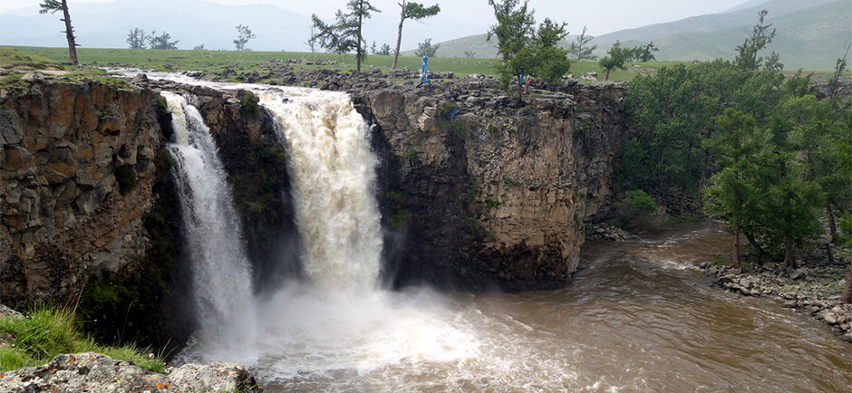 Orkhon waterfall